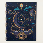 自分の神秘的な天月を作成する プランナー手帳 (正面)
