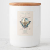 自分の神秘的な月の蛾を作成する フードラベル (正面)