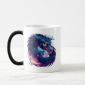 自分の神秘的な紫の龍を作成 モーフィングマグカップ (左)