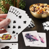 自分の神秘的な黒いレイヴンを作る トランプ (インサイチュ)