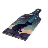 自分の神秘的な黒猫の魔法を作る カッティングボード (角)