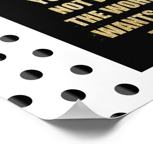 自分の立場を守れやる気を起こさせる – ポスター。 ポスター (角)