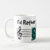 自分の立場遊になりたい コーヒーマグカップ (左)