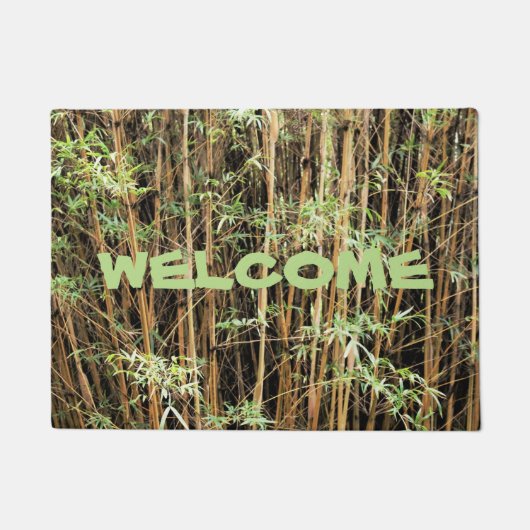 自分の竹のカスタムドアマットを作る ドアマット (正面)