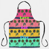 自分の素敵な料理食べの愛を作遊成 エプロン (正面)