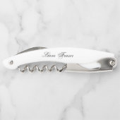 自分の素晴らしい天才を生み出す ソムリエナイフ (裏面)