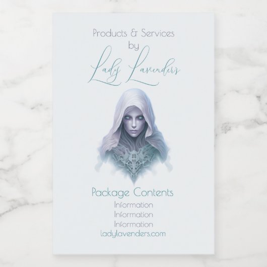 自分の紫色のシーア魔女の薬用ラベルを作成する フードラベル (シングルラベル)