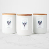 自分の紫色のフクロウの薬用ラベルを作成する フードラベル (ボトル)