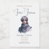 自分の紫色の王子を作成する フードラベル (シングルラベル)