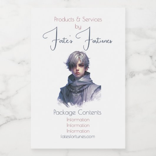 自分の紫色の王子を作成する フードラベル (シングルラベル)