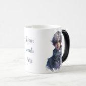 自分の紫色の王子を作成する モーフィングマグカップ (正面右)