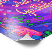 自分の経験を通じて成長するかわいらしフローラ フォトプリント            (角)