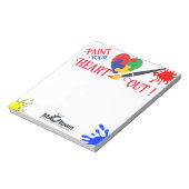 自分の絵を描ハートを所有する ノートパッド (回転)