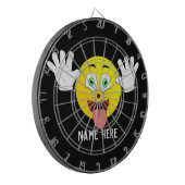 自分の絵文字を個人用に設定おもしろいする ダーツボード (正面左)