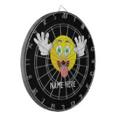 自分の絵文字を個人用に設定おもしろいする ダーツボード (正面左)