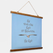 自分の美しいように親切なカモメ 吊り下げ型タペストリー (傾斜あり)