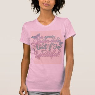 自分の美しいエレガント女性のT字 Tシャツ