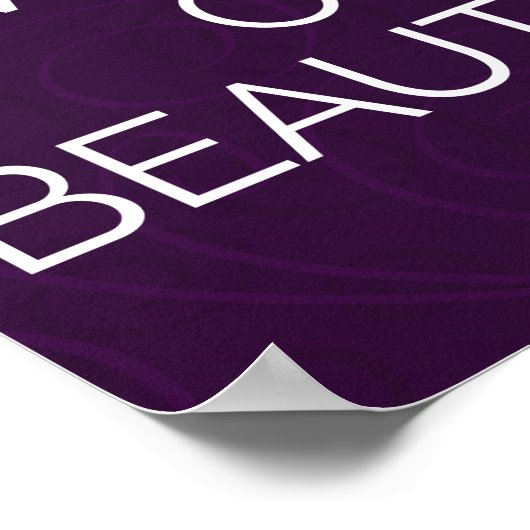 自分の美しい引用文 ポスター (角)