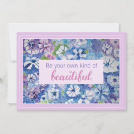 自分の美しい確認カードであること 招待状