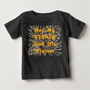 自分の美しい素敵な子供のビジョンを作成 ベビーTシャツ