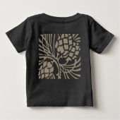 自分の美しい素敵な子供のビジョンを作成 ベビーTシャツ (裏面)