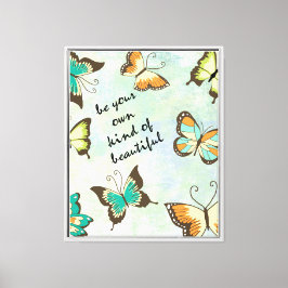 自分の美しい蝶になる キャンバスプリント