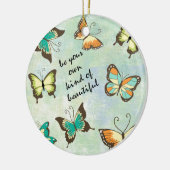 自分の美しい蝶になる セラミックオーナメント (左)
