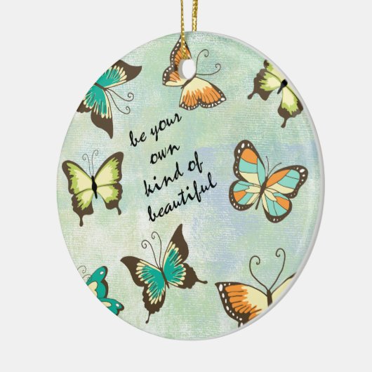 自分の美しい蝶になる セラミックオーナメント (左)