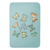 自分の美しい蝶になる バスマット (正面縦)