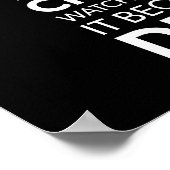 自分の考えが行動に移るのを見守る ポスター (角)