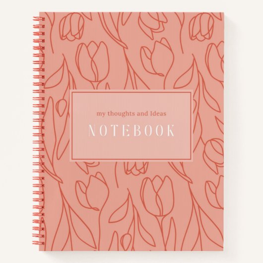 自分の考えとアイディア ノートブック (正面)