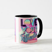 自分の考えを愛する マグカップ (正面右)