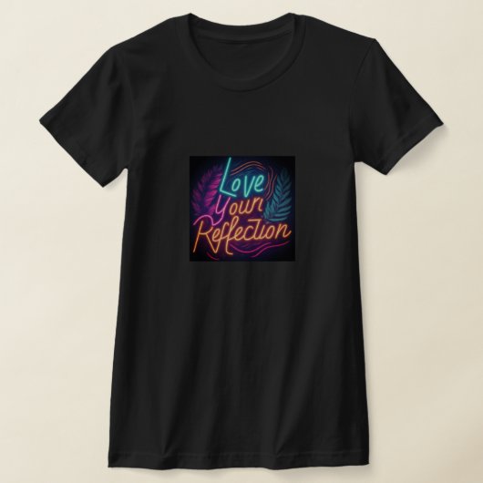 自分の考えを愛する Tシャツ (レイダウン)