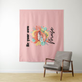 自分の考えを持って、自己愛の引用文 タペストリー (インサイチュ)