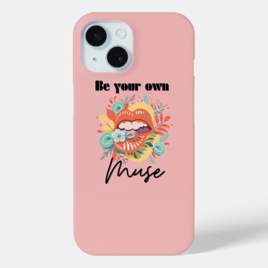 自分の考えを持って、自己愛の引用文 Case-Mate iPhoneケース (裏面)