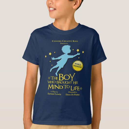 自分の考えを現実にしてみせた少年 Tシャツ (正面)