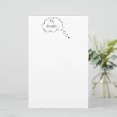 自分の考え文房具 便箋 (スタンド正面)