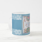 自分の考え フロストグラスマグカップ (正面左)