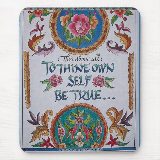 自分の考え マウスパッド (正面)