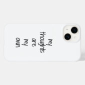 自分の考えiPhoneケース Case-Mate iPhoneケース (裏面 (横))