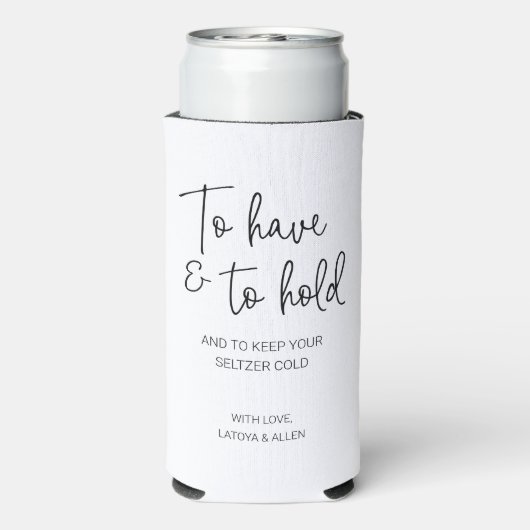 自分の耳元を冷たく保して持って結婚行く スリム缶クーラー (Seltzer裏面)