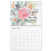 自分の聖なる書物、 経典予定表 カレンダー (3月 2027)