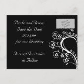 自分の聞ハートに日付はがきを保存する 案内ポストカード (裏面)