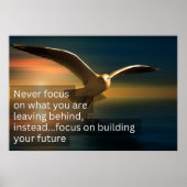 自分の背後にある物に決離れして集中しない ポスター (正面)