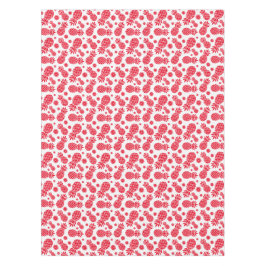 自分の背景色の白いパイナップルを選ぶ テーブルクロス