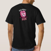 自分の脳をパーソナライズ Tシャツ (裏面)