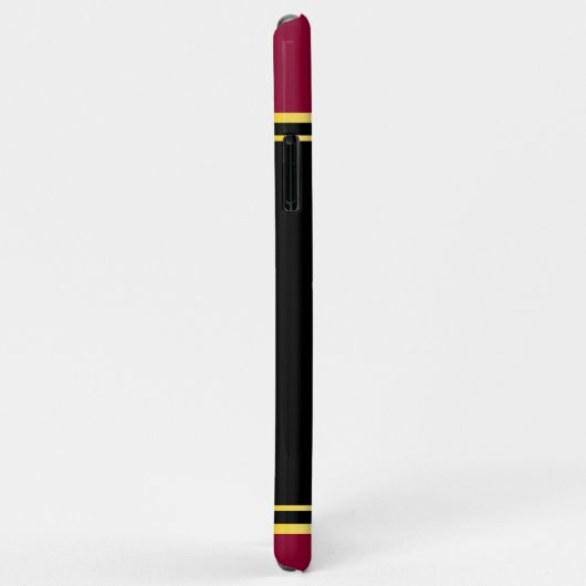 自分の腕のコートを赤い金ゴールドの紋章にする Case-Mate iPhoneケース (裏面/右)