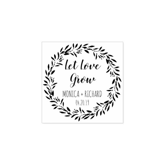 自分の自由を作る愛の書道を成長結婚させる ラバースタンプ (インプリント)