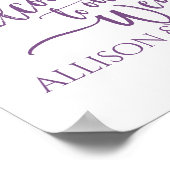 自分の色を選べ！の結婚歓迎サイン ポスター (角)