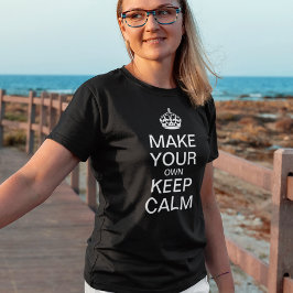 自分の落ち着いた保デザインを作る – レディースTシャツ Tシャツ